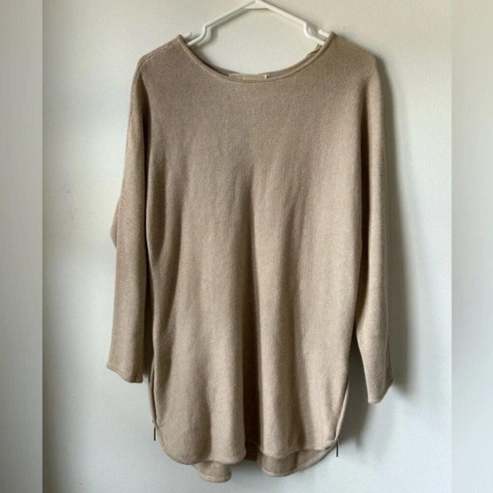 Michael‎  Kors Long Sleeve Light Brown Sweater